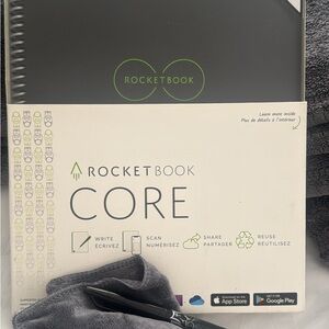 Rocketbook Core Smart Reusable Notebook - Black